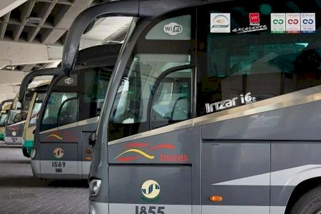 Així queda el mapa de autobusos de l'Estat a la Comunitat Valenciana