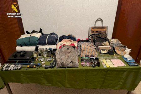 Operació 'Chimpum25': així van acabar amb una banda criminal que ha assaltat habitatges de pobles de València i Alacant
