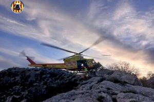Rescate 'in extremis' de un senderista tras caer por una ladera en la ruta del Cavall Verd de Benigembla Rescate 'in extremis' de un senderista tras caer por una ladera en la ruta del Cavall Verd de Benigembla