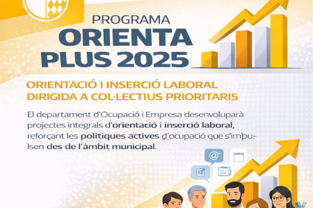 Oliva impulsa la inserció laboral a través del programa Orienta Plus 2025 de Labora Oliva impulsa la inserció laboral a través del programa Orienta Plus 2025 de Labora