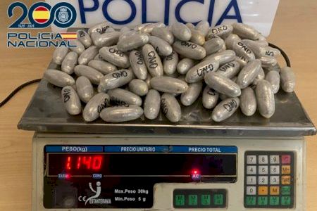Cazan en Manises a un hombre con droga "en el interior de su organismo"
