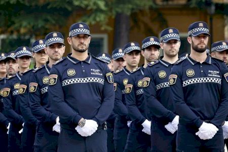 La plantilla de la Policía Local de València alcanzará este año un total de 1.671 agentes