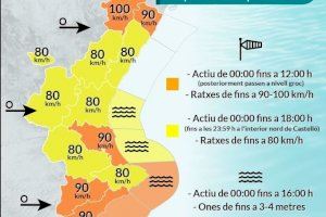 Gandia activa medidas preventivas ante la alerta naranja por vientos