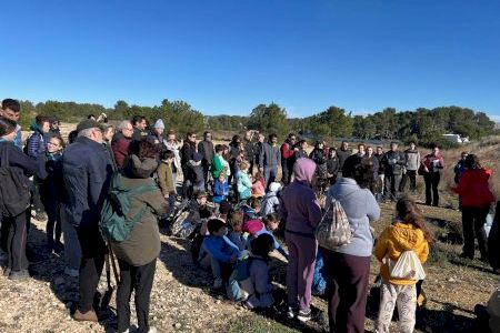 Centenars de persones celebren el Dia de l'Arbre en el paratge natural de les Moles de Paterna