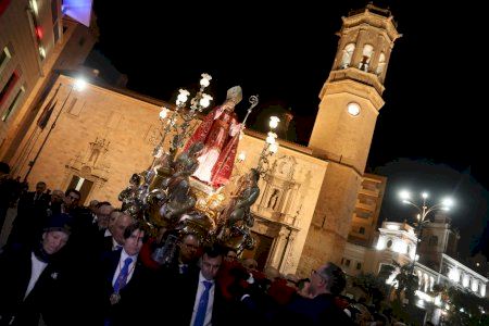 GALERÍA | Sant Blai recorre las calles de Burriana como patrón de la ciudad