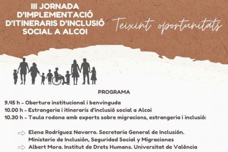 Alcoy analizará los retos de la inclusión social y la extranjería en una jornada especializada