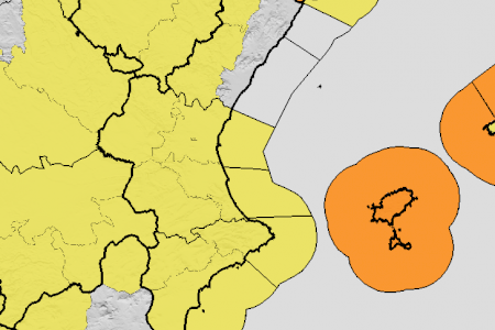 Gandia reabre los espacios públicos al aire libre tras rebajarse la alerta por viento a nivel amarillo por parte de GVA112 y AEMET
