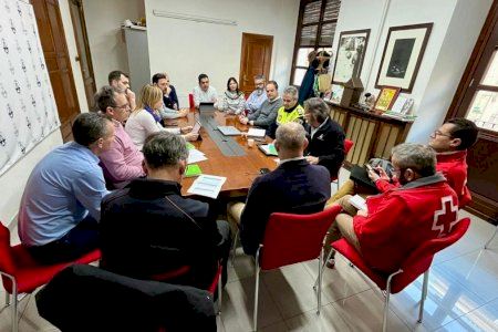 El CECOPAL se reúne en Alcoy para coordinar medidas y preparar efectivos ante la alerta naranja por viento