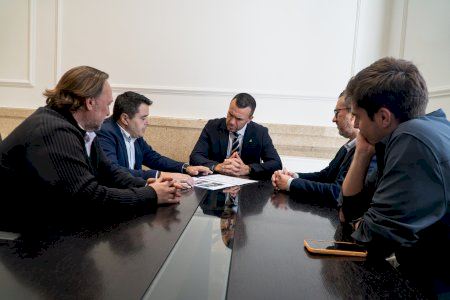 La Diputació de València estudiará la financiación de la reforma integral de la plaza España de Rocafort