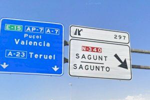 Obres en l'enllaç de tres importants carreteres a l'altura de Sagunt: així afectarà el trànsit