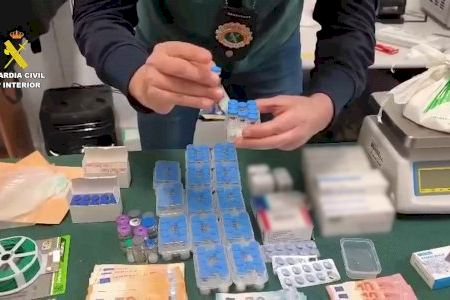 Interceptado con droga oculta en vapers y casi medio kilo de cocaína en Mutxamel