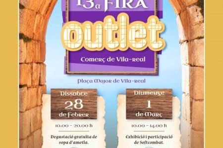 La Plaça Major acoge este fin de semana la Feria Outlet del Comercio de Vila-real con descuentos y actividades para todos los públicos