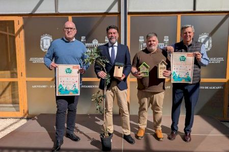 Alicante refuerza su bosque mediterráneo con la 'Reforestación de Primavera' en el Monte Orgegia