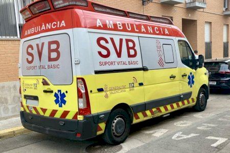 Una adolescent atesa després de patir un accident amb la seua moto a la Vall d'Uixó