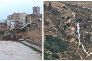 Barrancos cargados y lluvias superiores a 130 litros: los coletazos de la borrasca Regina se ceban con el norte de la Comunitat Valenciana