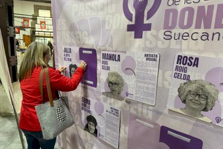 El Mercado Municipal de Sueca acoge una exposición que visibiliza la importante contribución de 7 mujeres suecanas