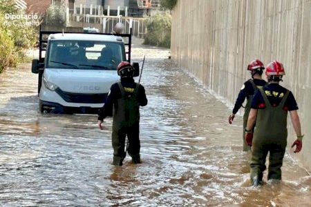 Inundaciones de caminos y rescates en Vila-real y Onda por las intensas lluvias