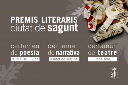Se abre el plazo de recepción de obras literarias para los XXIX premios Ciutat de Sagunt dotados con 18.000 euros