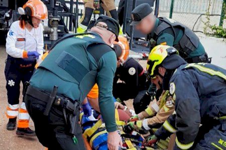 Ferit un treballador en caure d'una bastida a la Vall d'Uixó