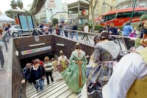 València tindrà transport públic sense parar en Falles: metre i autobusos funcionaran 24 hores durant set dies