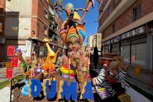 Fermín Galán i García Hernández Primavera i Náquera-Lauri Volpi es coronen amb els millors monuments fallers de Burjassot