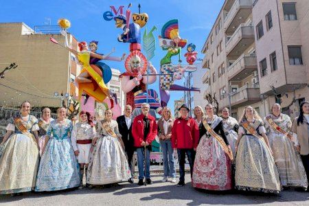 Benicarló viu una intensa jornada fallera amb homenatges i visites institucionals