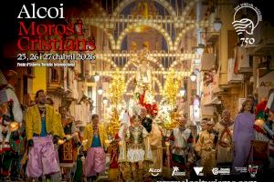 La imagen promocional de las Fiestas de Moros y Cristianos 2026 sitúa a Sant Jordi y el Año Jubilar como grandes reclamos turísticos