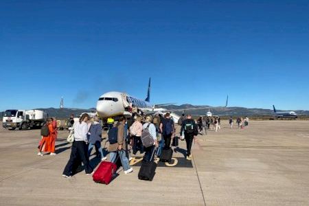 L'aeroport de Castelló enlaira i duplica vols des d'aquest cap de setmana i prepara el seu major operativa històrica