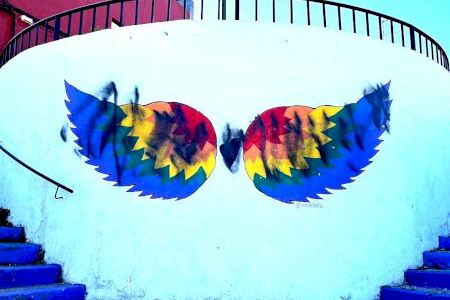 Denuncien l’atac vandàlic al mural LGTBI de la Vall d’Uixó