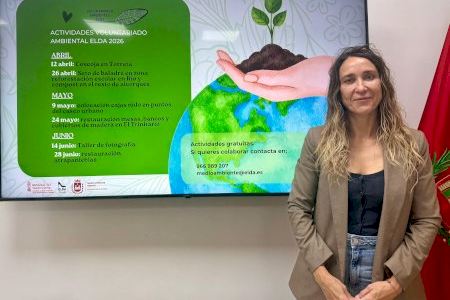 El Voluntariado Ambiental de Elda presenta las nuevas actividades para el segundo trimestre del año