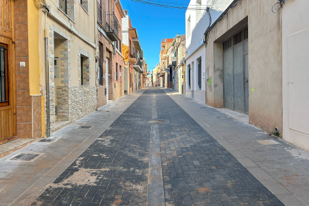 Rafelbunyol conclou la primera fase de la reurbanització del barri del pla i amplia el carril bici