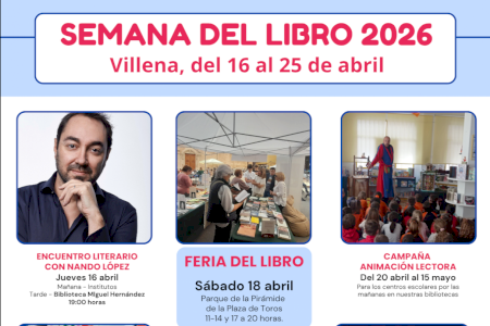 Bibliotecas Municipales celebrará la Feria del Libro en la Plaza de la Pirámide el 18 de abril