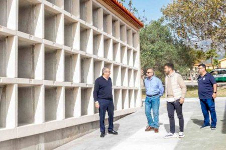 Benidorm amplía el cementerio de Sant Jaume con 96 nuevos nichos y prevé otros 80 en las próximas semanas Benidorm amplía el cementerio de Sant Jaume con 96 nuevos nichos y prevé otros 80 en las próximas semanas