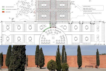 La ampliación del cementerio nuevo en Santa Pola creará 544 nichos y 1.296 columbarios más