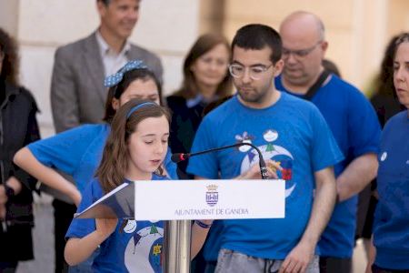 Gandia commemora el Dia Mundial de Conscienciació sobre l’Autisme