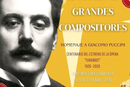 El III Festival Grandes Compositores conmemora el centenario de Turandot con tres representaciones en Orihuela, Torrevieja y Elche El III Festival Grandes Compositores conmemora el centenario de Turandot con tres representaciones en Orihuela, Torrevieja y Elche