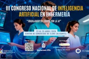 Elche acoge el III Congreso Nacional de IA en Enfermería, centrado en el uso de la inteligencia artificial en el ámbito sanitario