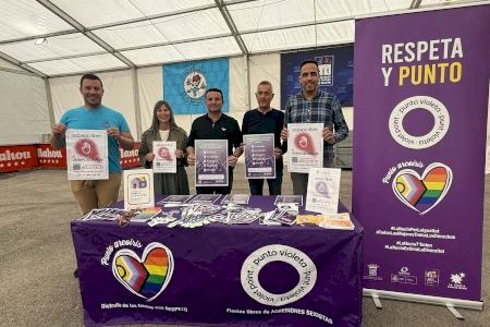 La carpa festera de les Festes de Sant Vicent contará con “Punto Violeta” La carpa festera de les Festes de Sant Vicent contará con “Punto Violeta”