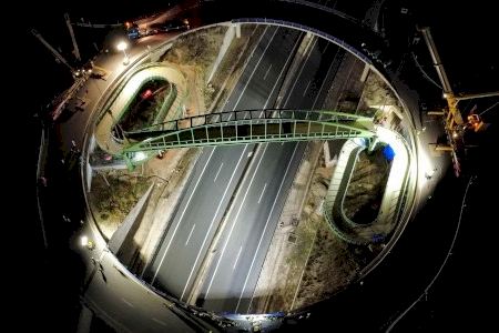 La Diputació de València recibe un reconocimiento internacional por la pasarela ciclopeatonal entre Sueca y Fortaleny