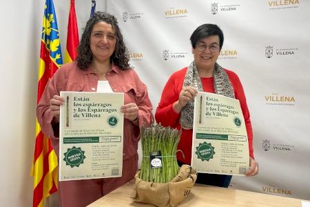 El Mercado acoge la campaña del Espárrago de Villena 2026 para reforzar la identidad gastronómica local