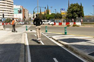 El Ayuntamiento de València completa las obras del carril bici de Sant Vicent Màrtir - (foto 4)