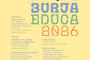 Las jornadas “Orienta tu futuro” abren las actividades de Burjaeduca 2026 en Burjassot - (foto 2) Las jornadas “Orienta tu futuro” abren las actividades de Burjaeduca 2026 en Burjassot - (foto 2)