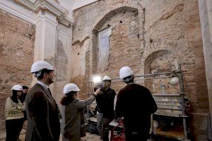 La Capella de l'Assumpció de Gandia podria obrir-se després de l'estiu per a mostrar a la ciutadania el resultat de la seua restauració