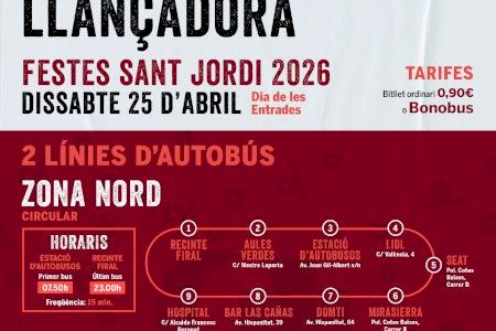 L’Ajuntament d’Alcoi activa un dispositiu integral de mobilitat per a les Festes de Sant Jordi 2026