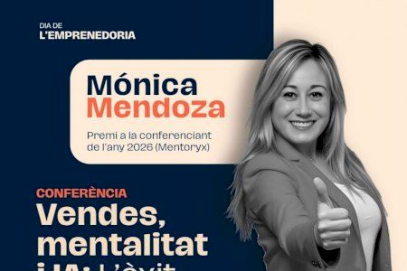 Quart de Poblet celebra el Día del Emprendimiento con una conferencia de Mónica Mendoza sobre ventas, mentalidad e IA