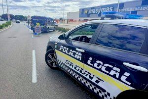 Roba una furgoneta de reparto repleta de paquetes en Sagunto y la fuga acaba en una persecución policial con reventones de rueda y cárter Roba una furgoneta de reparto repleta de paquetes en Sagunto y la fuga acaba en una persecución policial con reventones de rueda y cárter