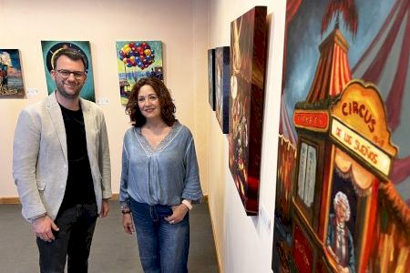 “Circus”, la exposición colectiva de pintura del Grupo Vivir con Arte, en Petrer