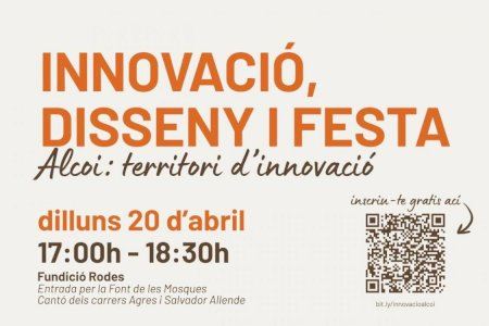 El Parc Tecnològic Fundició Rodes inaugura el cicle «Alcoi: territori d’innovació» amb una jornada sobre disseny i Festa