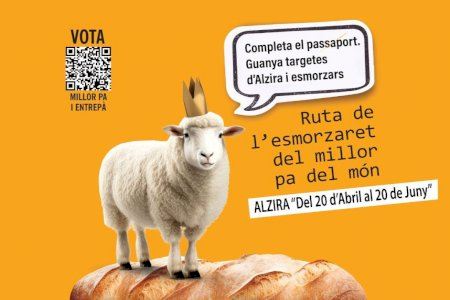 El Ayuntamiento de Alzira inicia la ruta de los almuerzos “Entre pan y *borreguet” del 20 de abril al 20 de junio