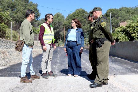 La Concejalía de Agricultura termina las obras de pavimentación del camino rural de Sant Roc en Sagunto